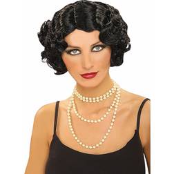 Forum Black Flapper Women's Wig Black