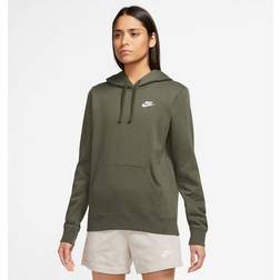 Nike Women's Sportswear Club Fleece Pullover Hoodie in Green, DQ5793-325