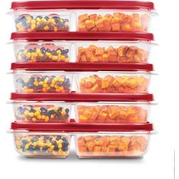 Rubbermaid Lids 5 Pack Meal Prep Food Container
