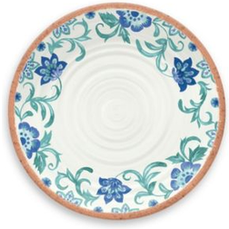 TarHong Melamine Rio Turquoise Dinner Plate