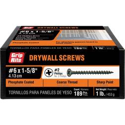 Phillips Bugle-Head Coarse Thread Sharp Point Drywall to Wood Screw 1lb.