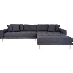 House Nordic Lido Dark Grey Sofa 290cm 4-seter