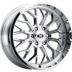 402 Riot 20x12 5x5.5" -51mm Chrome Wheel Rim 20"