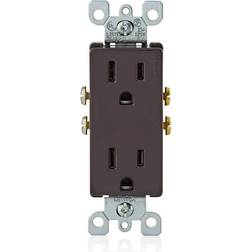 Leviton 222-5325 15AMahogany Decora Duplex Receptacle Outlet