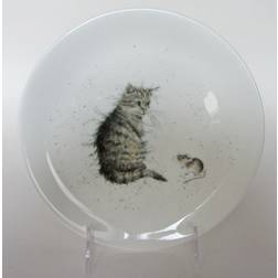 Royal Worcester & Gifts Wrendale Coupe Cat, Bone Dessert Plate