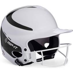 RIP-IT Vision Classic Softball Batting Helmet 2.0 Black Medium/Large