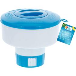 Floating 3" tablet swimming pool chemical 7" dispenser collapsible tank