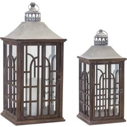 Melrose Set of 2 Lid Lantern