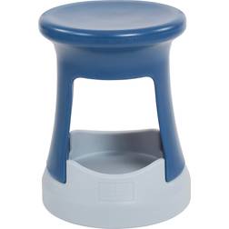 ECR4Kids Wobble Stool, 18in Seat Height, Active Seating, Navy/Light