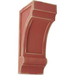 Ekena Millwork Salvage Red Diane Recessed Wood Vintage Corbel