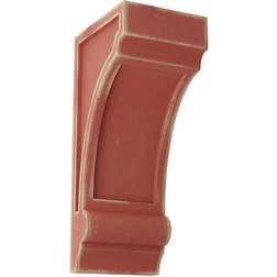 Ekena Millwork Salvage Red Diane Recessed Wood Vintage Corbel