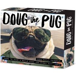 Willow Creek Press Doug the Pug 2024 Desk Calendar