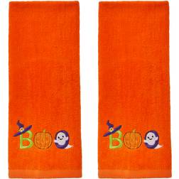 SKL Home Knight Ltd. Boo Hand Guest Towel Orange