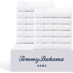 Tommy Bahama Island Retreat Wellness Guest Towel White