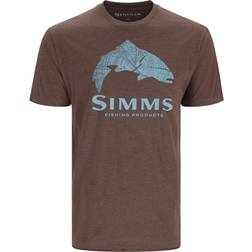Simms Wood Trout Fill T-Shirt Men's