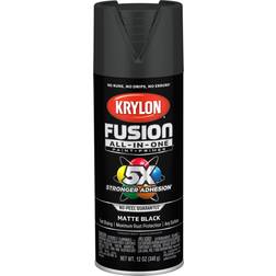 Krylon K02754007 Fusion All-in-One Spray Paint, Black