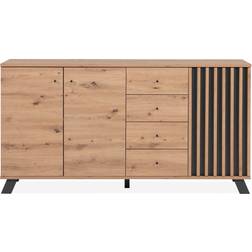 Finori Medan Artisan Oak/Anthracite Sideboard 160x85cm