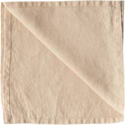 Tell Me More Washed linen Stoffserviette Beige (45x)