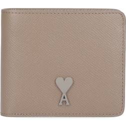 Ami Paris Alexandre Mattiussi Taupe De Cœur Wallet UNI