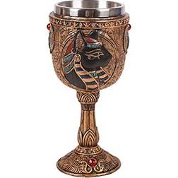 Pacific giftware egyptian royalty bastet Wine Glass