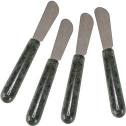 Creative Home Green Marble Set of 4 Butter Spreaders Cheese Knife