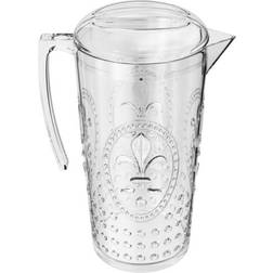 Acrylic Fleur De Lys Water 2 Pitcher