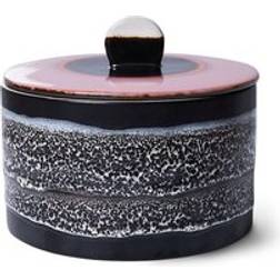 HKliving 70's Ceramic black/pink Kuchendose