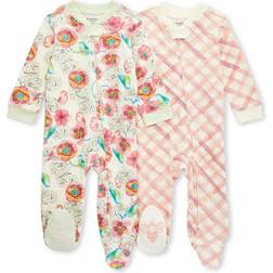 Burt's Bees Baby Girls' 2pc Song Bird Sleep & Play Newborn