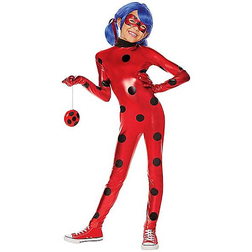 Spirit Halloween Kid's Ladybug Costume Deluxe - Miraculous Ladybug