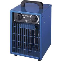 Blue Electric Heater Fan 3000W