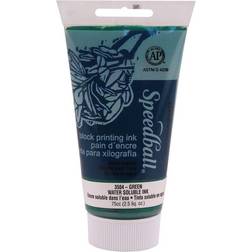 Speedball Water-Soluble Block Printing Ink, 2.5-Ounce Tube, Green