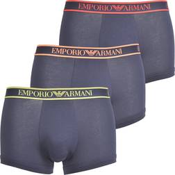 Emporio Armani Core Pack Boxer Shorts Blue