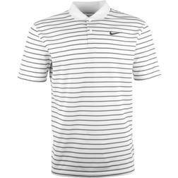 Nike Men's Dri-FIT Victory Striped Golf Polo, Medium, White