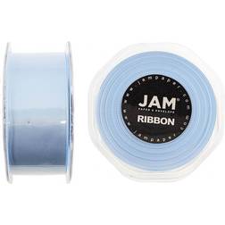 Jam Paper Double Faced Satin Ribbon Light Blue Light Blue