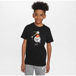 Nike Sportswear Big Kids' T-Shirt in Black, FD3958-010