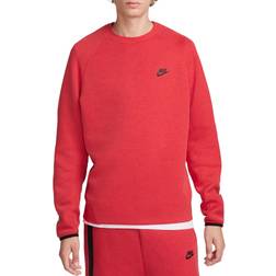 Nike Men's Sportswear Tech Fleece Crew in Red, FB7916-672