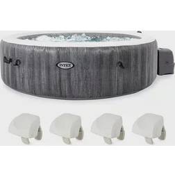 Intex Inflatable Hot Tub PureSpa Plus Greywood 6-Person