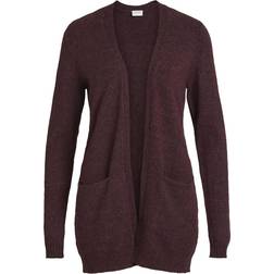 Vila Basic Knitted Cardigan - Winetasting