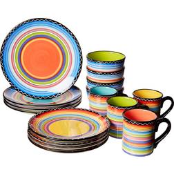 Certified International Tequila Sunrise 16-piece Dinner Set 16