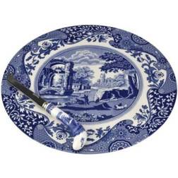 Spode Blue Italian 2 Plate Cheese Knife