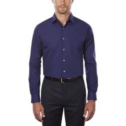 Van Heusen Men's Regular Fit Poplin Dress Shirt - Persian Blue