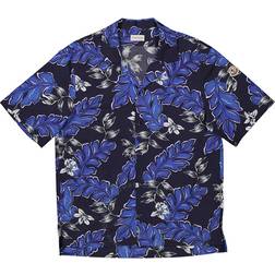 Moncler Men's Hawaiian-Print Cotton - Navy