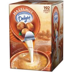 International Delight hazelnut coffee creamer singles ct.