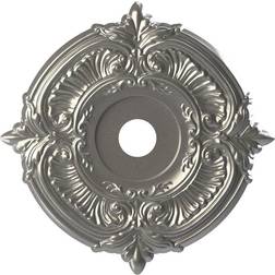 Ekena Millwork 3-1/2 P Attica Thermoformed PVC Medallion, Aged Dark Steel