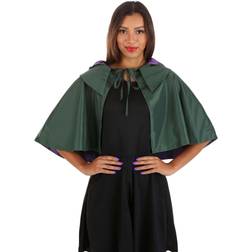 Winifred Sanderson Hocus Pocus Hooded Capelet Black/Green/Purple