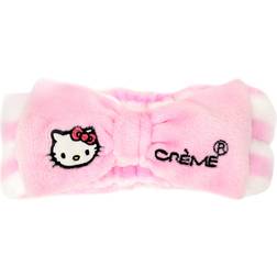 creme shop x hello kitty plush spa headband with signature bow