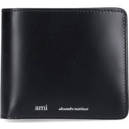 AMI Alexandre Mattiussi Black Logo Wallet UNI