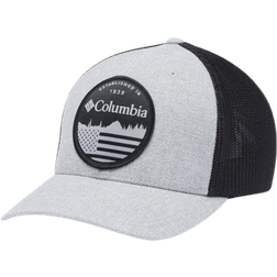 Columbia Mesh Ball Cap - Grey Heather/Black/Flag