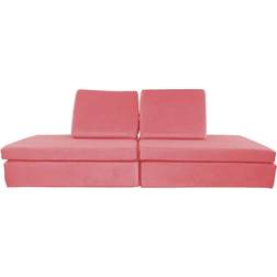 Critter Sitters Pink Lil Lounger Play Couch with 2 Base