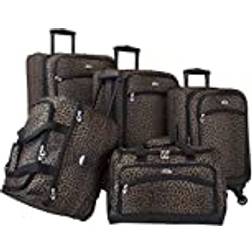 American Flyer Animal Print 5 Spinner Luggage